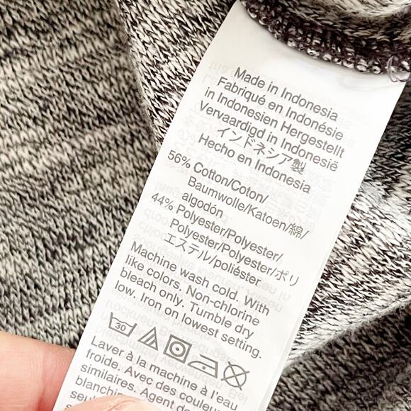 MADEWELL Textured Balloon Sleeve Crewneck Sweatshirt Small S - Picture 7 of 8